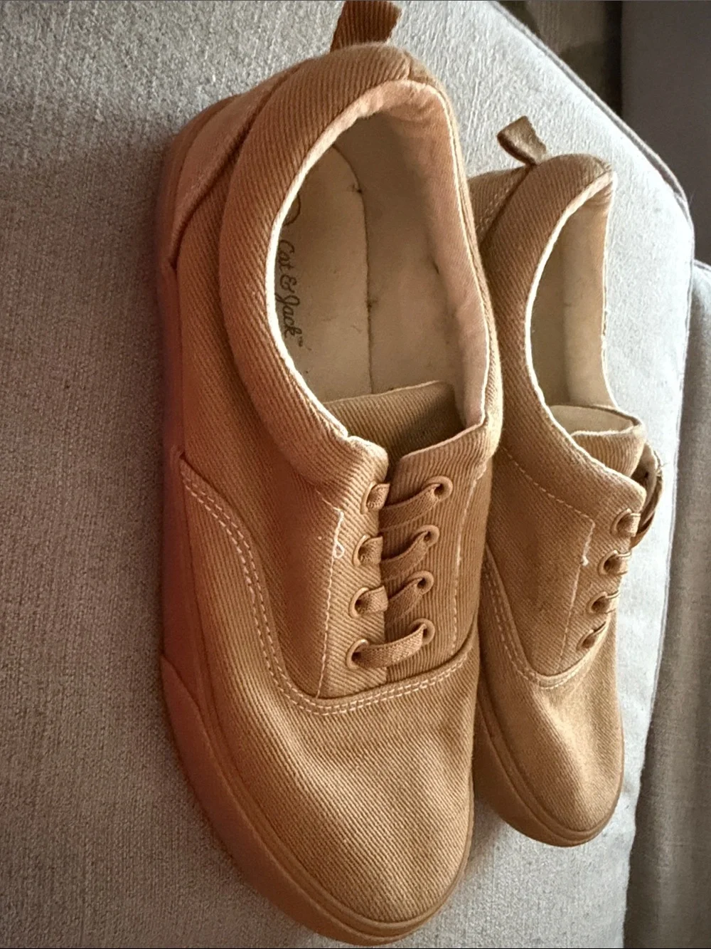 Canvas Men's Casual Sneakers in Tan
